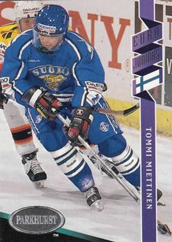 #522 Tommi Miettinen - Finland - 1993-94 Parkhurst Hockey