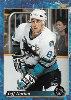 #522 Jeff Norton - San Jose Sharks - 1993-94 Score Canadian Hockey
