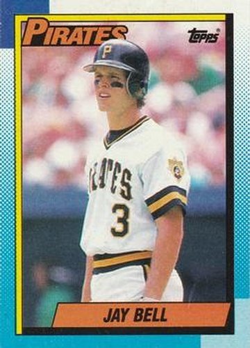 #523 Jay Bell - Pittsburgh Pirates - 1990 Topps Baseball