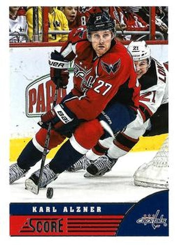 #523 Karl Alzner - Washington Capitals - 2013-14 Score Hockey