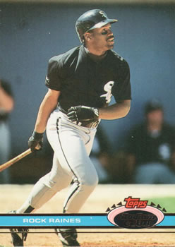 #523 Tim Raines - Chicago White Sox - 1991 Stadium Club Baseball