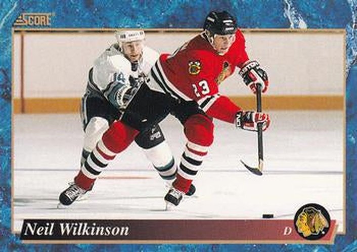 #523 Neil Wilkinson - Chicago Blackhawks - 1993-94 Score Canadian Hockey