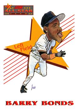 #523 Barry Bonds - San Francisco Giants - 1993 Score Baseball
