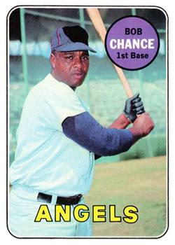 #523 Bob Chance - California Angels - 1969 Topps Baseball