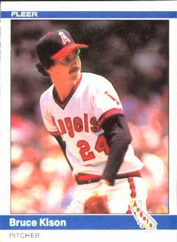 #523 Bruce Kison - California Angels - 1984 Fleer Baseball