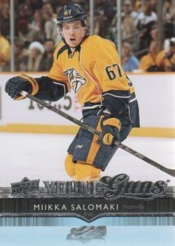 #523 Miikka Salomaki - Nashville Predators - 2014-15 Upper Deck Hockey