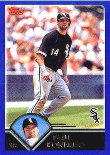 #523 Paul Konerko - Chicago White Sox - 2003 Topps Baseball