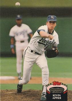 #523 Kevin Appier - Kansas City Royals - 1992 Stadium Club Baseball