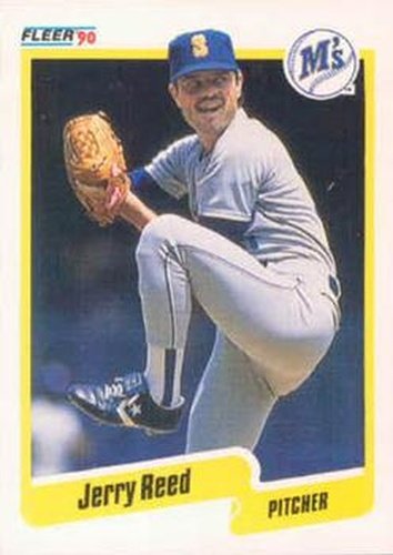#523 Jerry Reed - Seattle Mariners - 1990 Fleer USA Baseball