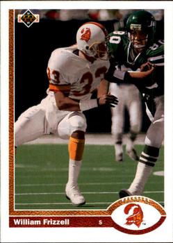 #523 William Frizzell - Tampa Bay Buccaneers - 1991 Upper Deck Football