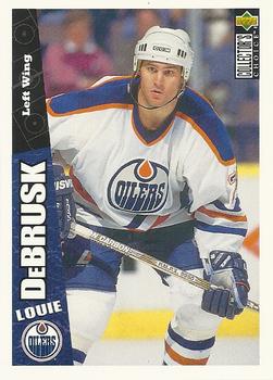 #100 Louie DeBrusk - Edmonton Oilers - 1996-97 Collector's Choice Hockey