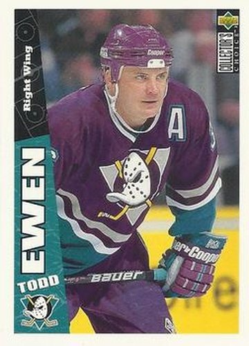 #11 Todd Ewen - Anaheim Mighty Ducks - 1996-97 Collector's Choice Hockey