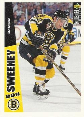 #14 Don Sweeney - Boston Bruins - 1996-97 Collector's Choice Hockey