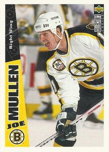 #22 Joe Mullen - Boston Bruins - 1996-97 Collector's Choice Hockey