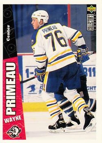 #25 Wayne Primeau - Buffalo Sabres - 1996-97 Collector's Choice Hockey