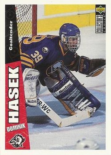 #30 Dominik Hasek - Buffalo Sabres - 1996-97 Collector's Choice Hockey