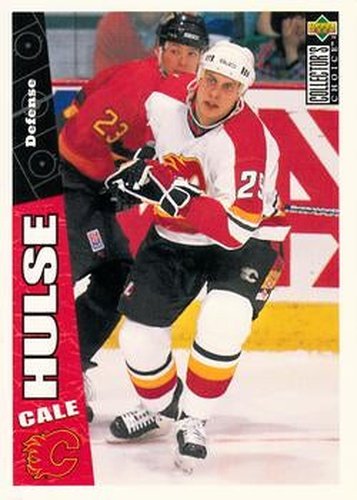 #36 Cale Hulse - Calgary Flames - 1996-97 Collector's Choice Hockey