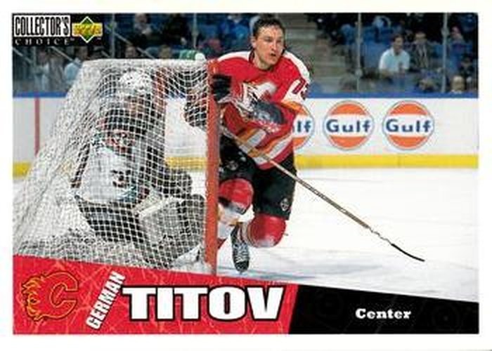 #39 German Titov - Calgary Flames - 1996-97 Collector's Choice Hockey