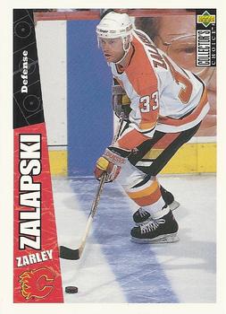 #41 Zarley Zalapski - Calgary Flames - 1996-97 Collector's Choice Hockey