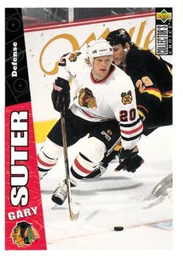 #52 Gary Suter - Chicago Blackhawks - 1996-97 Collector's Choice Hockey