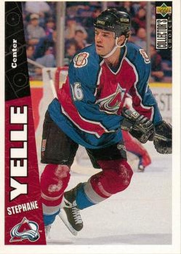 #61 Stephane Yelle - Colorado Avalanche - 1996-97 Collector's Choice Hockey