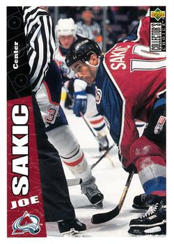 #64 Joe Sakic - Colorado Avalanche - 1996-97 Collector's Choice Hockey