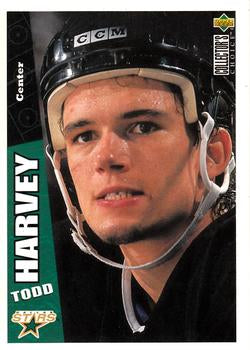 #67 Todd Harvey - Dallas Stars - 1996-97 Collector's Choice Hockey
