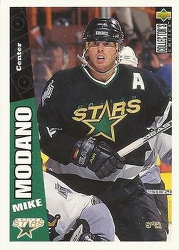 #69 Mike Modano - Dallas Stars - 1996-97 Collector's Choice Hockey