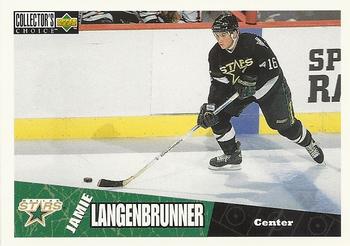 #74 Jamie Langenbrunner - Dallas Stars - 1996-97 Collector's Choice Hockey