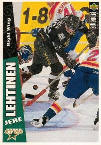 #75 Jere Lehtinen - Dallas Stars - 1996-97 Collector's Choice Hockey