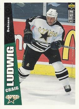 #76 Craig Ludwig - Dallas Stars - 1996-97 Collector's Choice Hockey