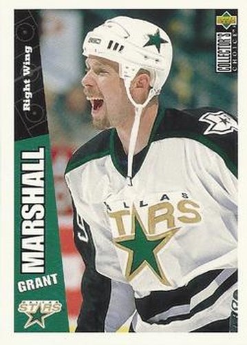 #77 Grant Marshall - Dallas Stars - 1996-97 Collector's Choice Hockey