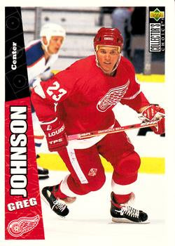 #78 Greg Johnson - Detroit Red Wings - 1996-97 Collector's Choice Hockey
