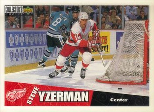 #79 Steve Yzerman - Detroit Red Wings - 1996-97 Collector's Choice Hockey