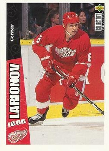 #83 Igor Larionov - Detroit Red Wings - 1996-97 Collector's Choice Hockey