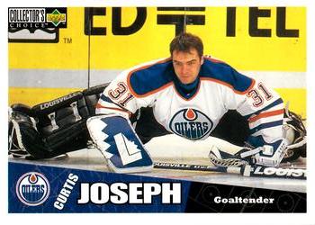 #90 Curtis Joseph - Edmonton Oilers - 1996-97 Collector's Choice Hockey