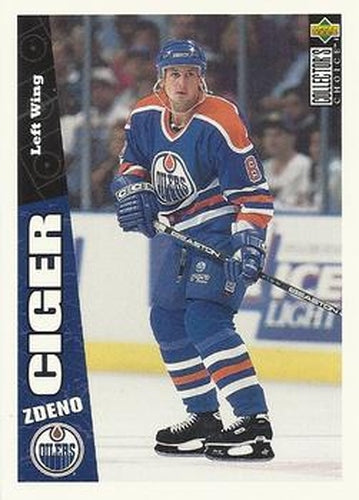 #95 Zdeno Ciger - Edmonton Oilers - 1996-97 Collector's Choice Hockey