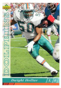 #524 Dwight Hollier - Miami Dolphins - 1993 Upper Deck Football