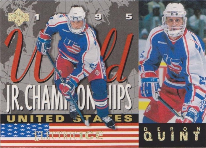 #524 Deron Quint - USA - 1994-95 Upper Deck Hockey - Electric Ice
