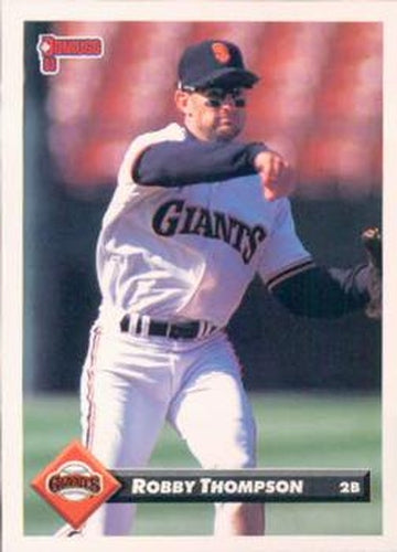 #524 Robby Thompson - San Francisco Giants - 1993 Donruss Baseball