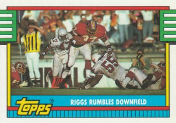 #524 Gerald Riggs - Washington Redskins - 1990 Topps Football