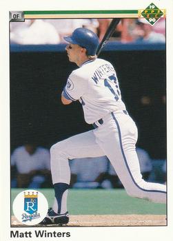 #524 Matt Winters - Kansas City Royals - 1990 Upper Deck Baseball