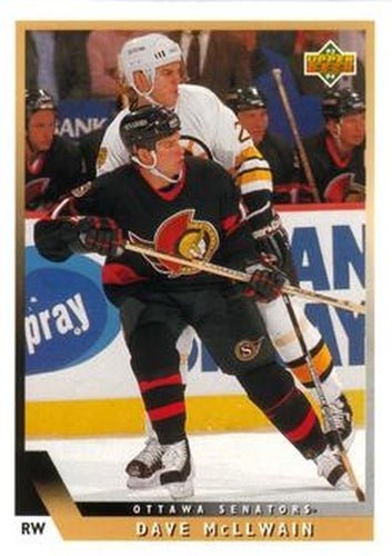 #524 Dave McLlwain - Ottawa Senators - 1993-94 Upper Deck Hockey