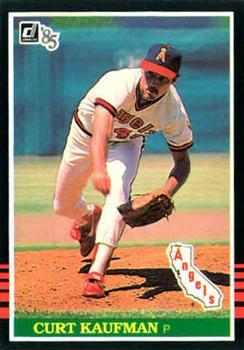 #524 Curt Kaufman - California Angels - 1985 Donruss Baseball
