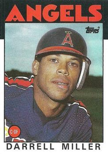 #524 Darrell Miller - California Angels - 1986 Topps Baseball