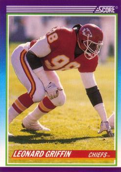 #524 Leonard Griffin - Kansas City Chiefs - 1990 Score Football