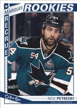#524 Nick Petrecki - San Jose Sharks - 2013-14 O-Pee-Chee Hockey