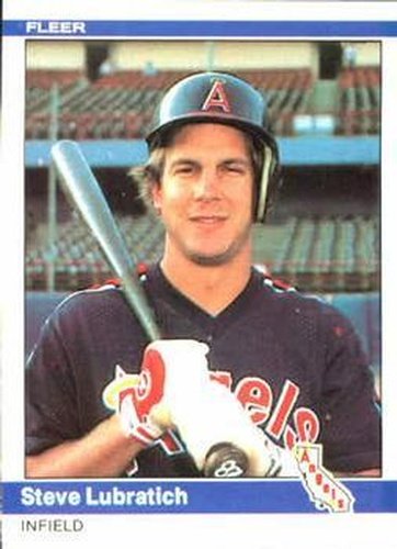 #524 Steve Lubratich - California Angels - 1984 Fleer Baseball