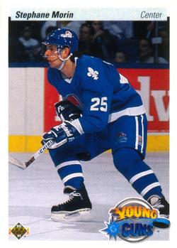 #524 Stephane Morin - Quebec Nordiques - 1990-91 Upper Deck Hockey