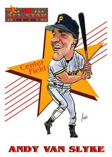 #524 Andy Van Slyke - Pittsburgh Pirates - 1993 Score Baseball